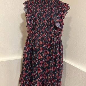 Anthropologie Multicolor Floral Mini Dress NWT 1X